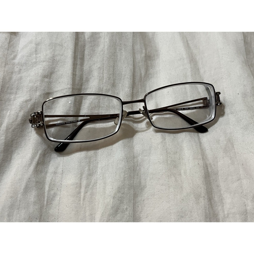 VERSACE Eyeglasses Optic Glasses Occhiali Bril Frame 1092-B 1045 53□16 130 Italy